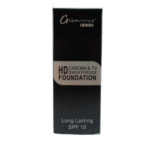 Glamorous Face HD Foundation (Cinema & TV Sweatproof) Long Lasting -SPF 15- 25ml
