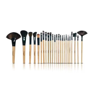 Glamorous Face 24 Piece Leather Brush Set