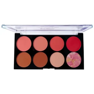 Glamorous Face 8 Color Ultra Blush on Palette Matte - 2 Groups