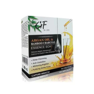 Glamorous Face Argan Oil & Bamboo Charcoal Essence Soap- 100gm