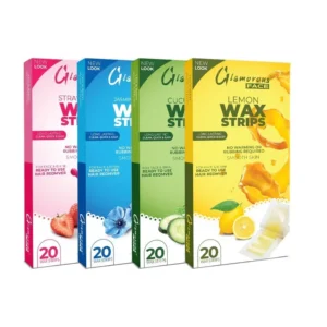 Glamorous Face Body Wax Strips - 4 Flavors