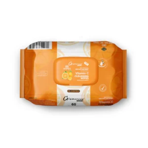 Glamorous Face Cleansing Makeup Remover Wipes Large - 60 Pieces