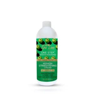 Spa Line By Glamorous Face One Step Keratin Rebonding, Straightening Cream Apple - 1000ml