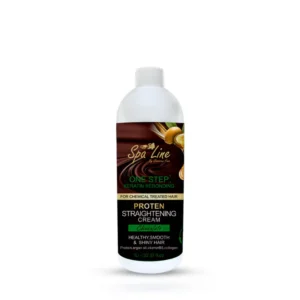 Spa Line By Glamorous Face One Step Keratin Rebonding, Straightening Cream Chocolate - 1000ml