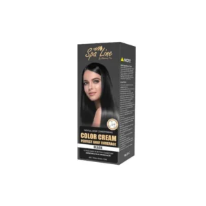Spa line by Glamorous Face Hair Color Cream Perfect Gray Coverage 60ml+60ml+10ml - 6 Shades