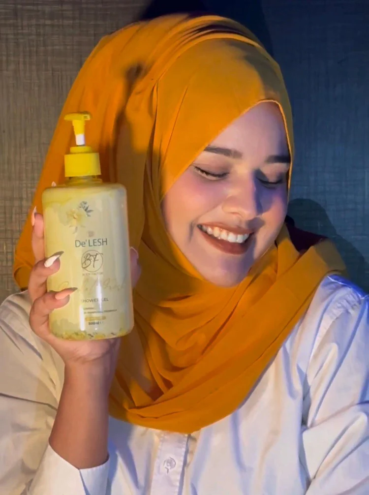 Delesh Body Factor Shower Gel Sandal Fresh - 500ml - Image 2