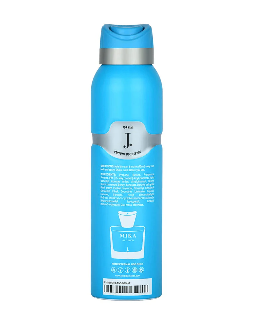 J. Mika Pour Homme Perfume Body Spray 150ml - Image 2