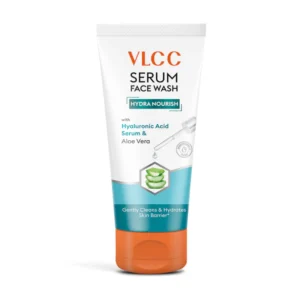 VLCC Hydra-Nourish 2-in-1 Serum Face Wash - Hyaluronic Acid + Aloe Vera - Deep Hydration & Glow - 150ml