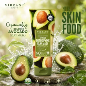 Vibrant Beauty Avocado Detoxifying Clay Mask - 200ml