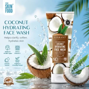 Vibrant Beauty Coconut Hydrating Face Wash = 200ml