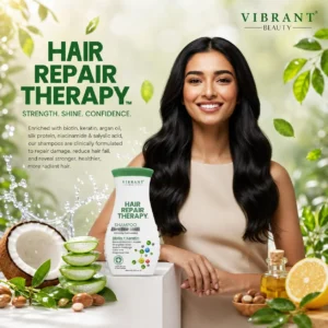 Vibrant Beauty Hair Repair Therapy Anti Hair Loss Shampoo (Biotin + Keratin) - 400ml
