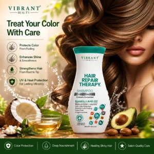 Vibrant Beauty Hair Repair Therapy Shampoo Color Treated (Keratin + Anti-UV) - 400ml