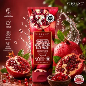 Vibrant Beauty Pomegranate Moisturizing Face Wash - 100ml